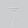 Poseur-table LUNAR white/white top Ø 80