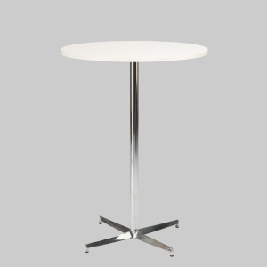 table MILL Ø80 White / Aluminium